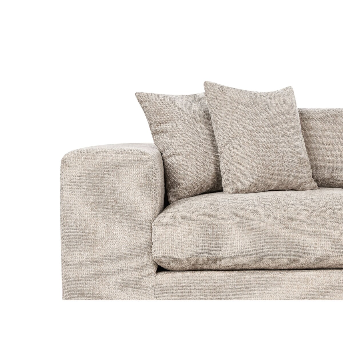 Sofa GLORVIKA II Beżowoszary dla 3 osób