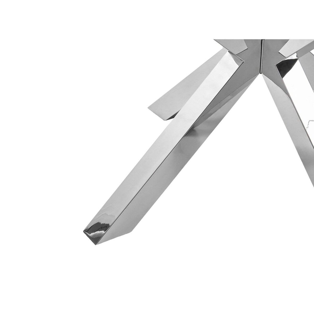 Stolik kawowy szklany srebrny STARLIGHT