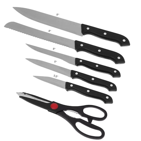 Zestaw noży kuchennych 7 elementów noże KINGHOFF