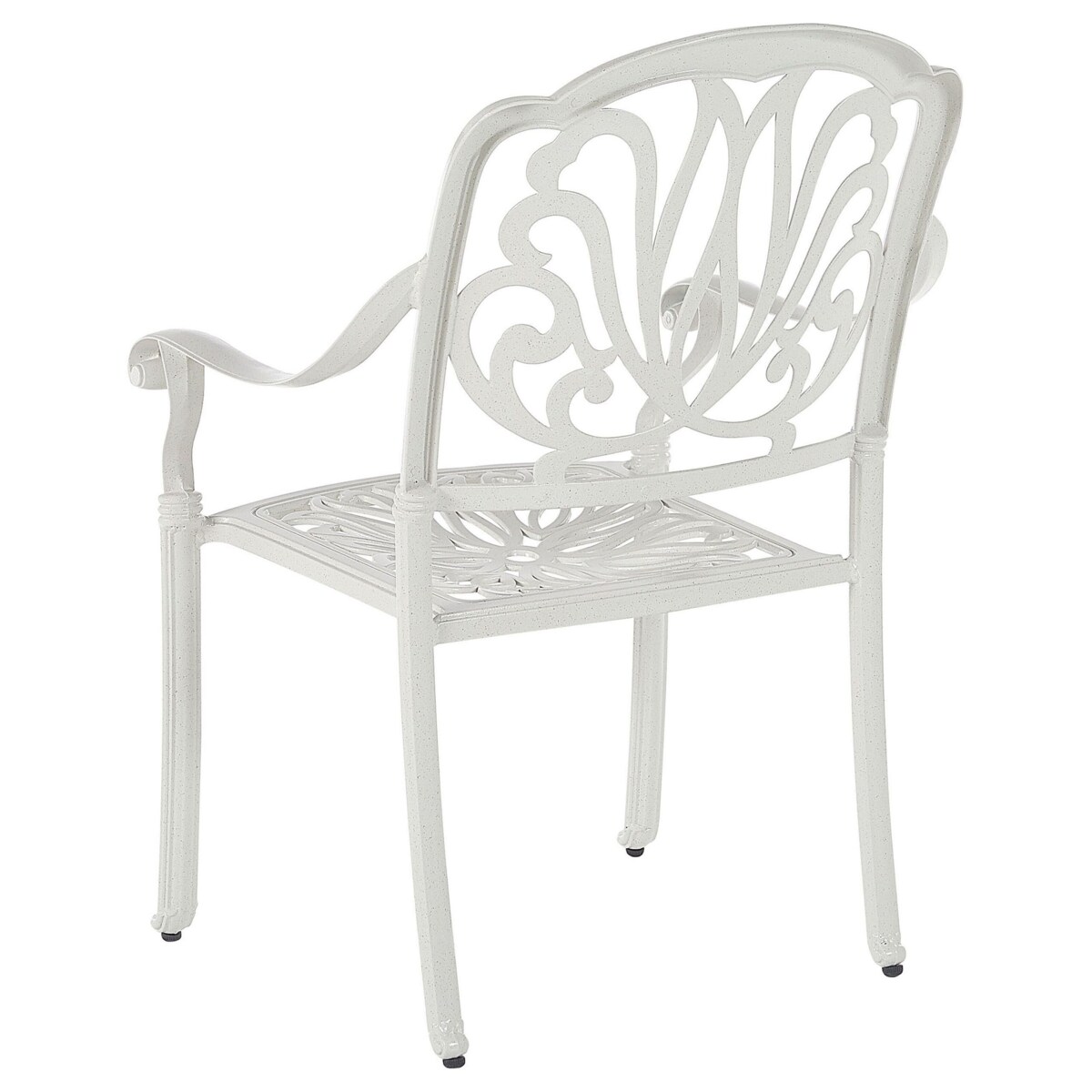 Zestaw 4 krzeseł ogrodowych biały ANCONA