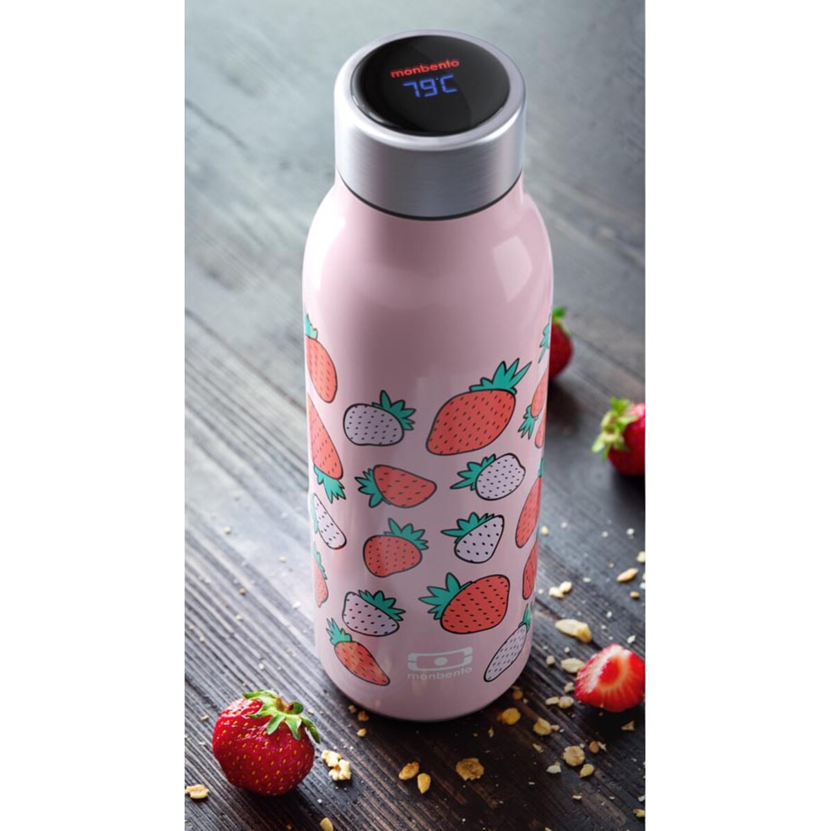 Butelka termiczna Strawberry Genius, 500 ml, Monbento