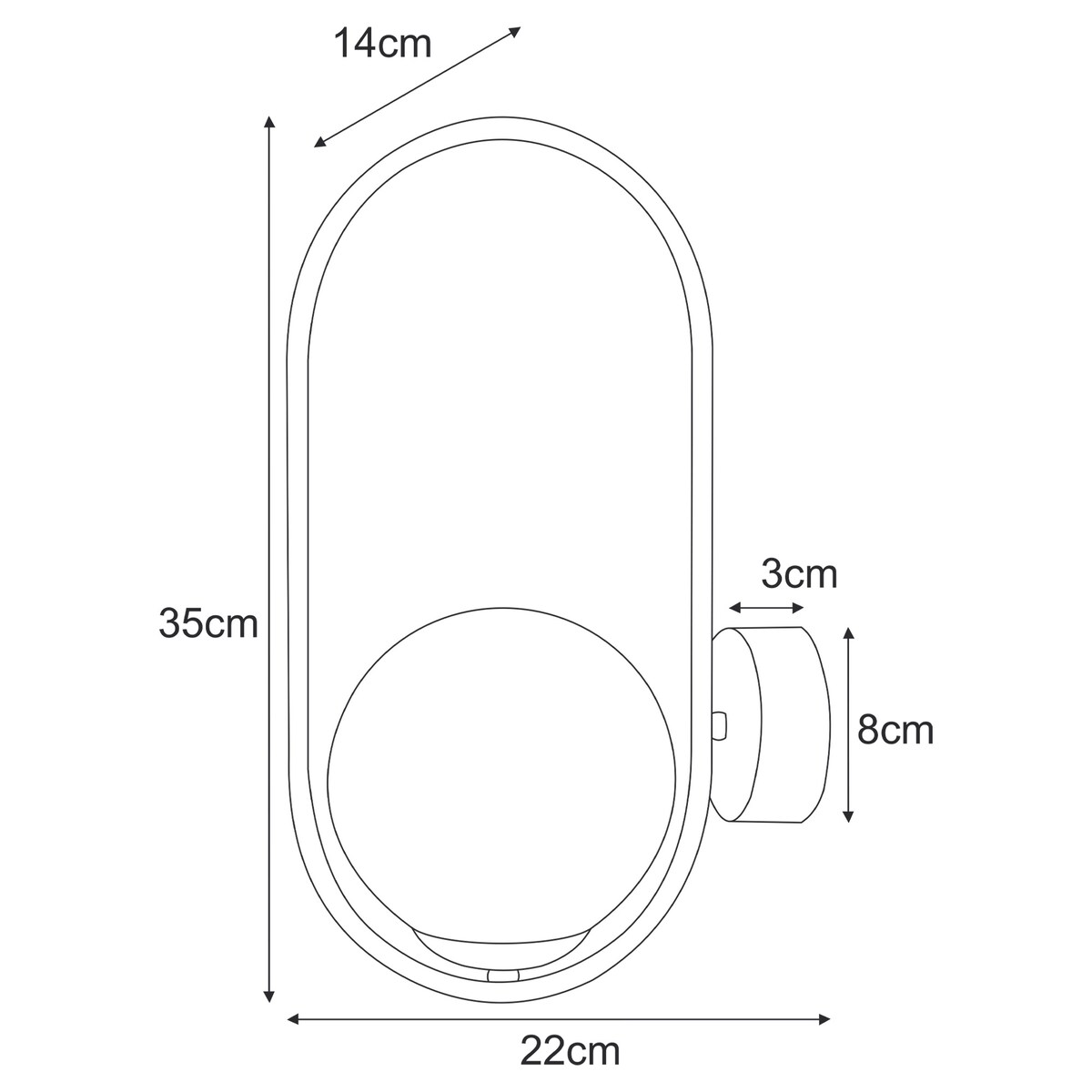 Kinkiet K-5393 z serii RITUS