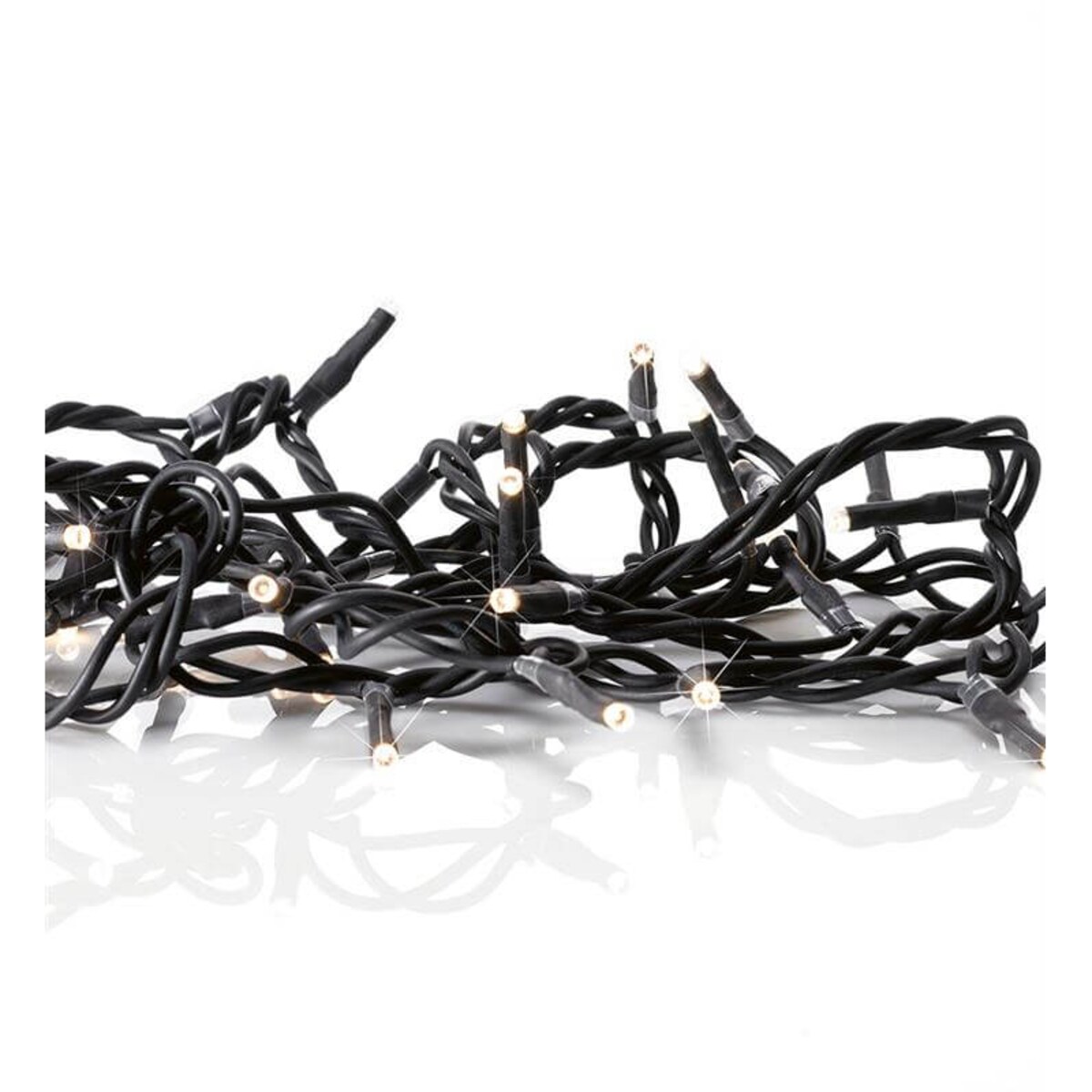 Zewnętrzne lampki świąteczne 3,3m 40 LED 6W IP44 ciepłe