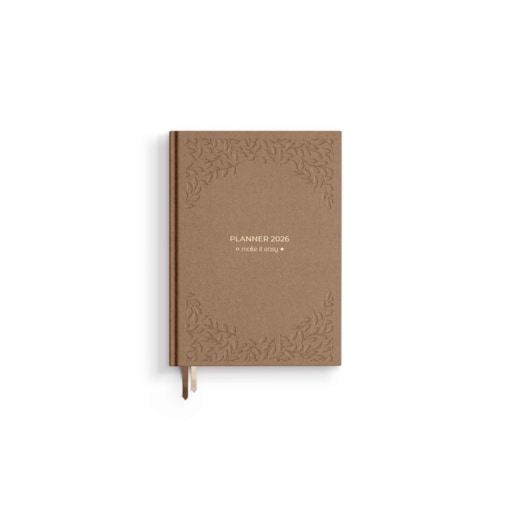 Planner Tygodniowy 2026 – Cappuccino