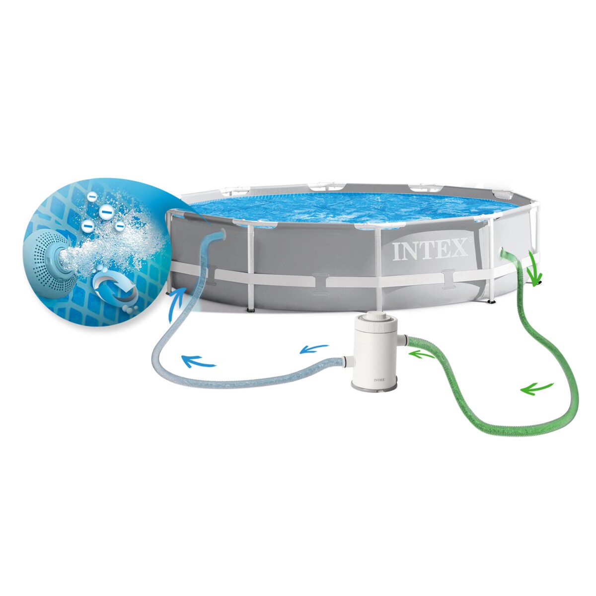 Basen ogrodowy stelażowy Intex 305x76cm 26702-M