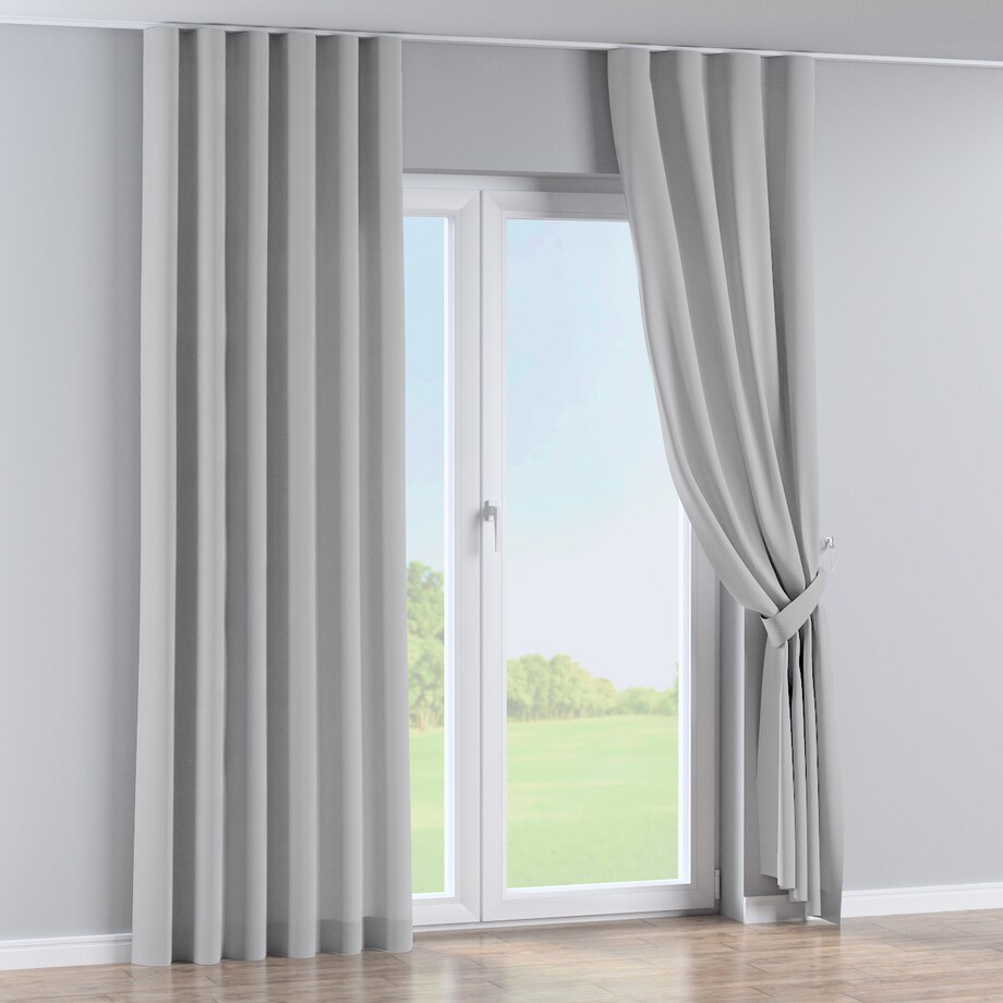 Zasłona na taśmie wave 130x245 srebrny