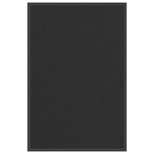 vidaXL Wycieraczka Czarna 60x90 cm