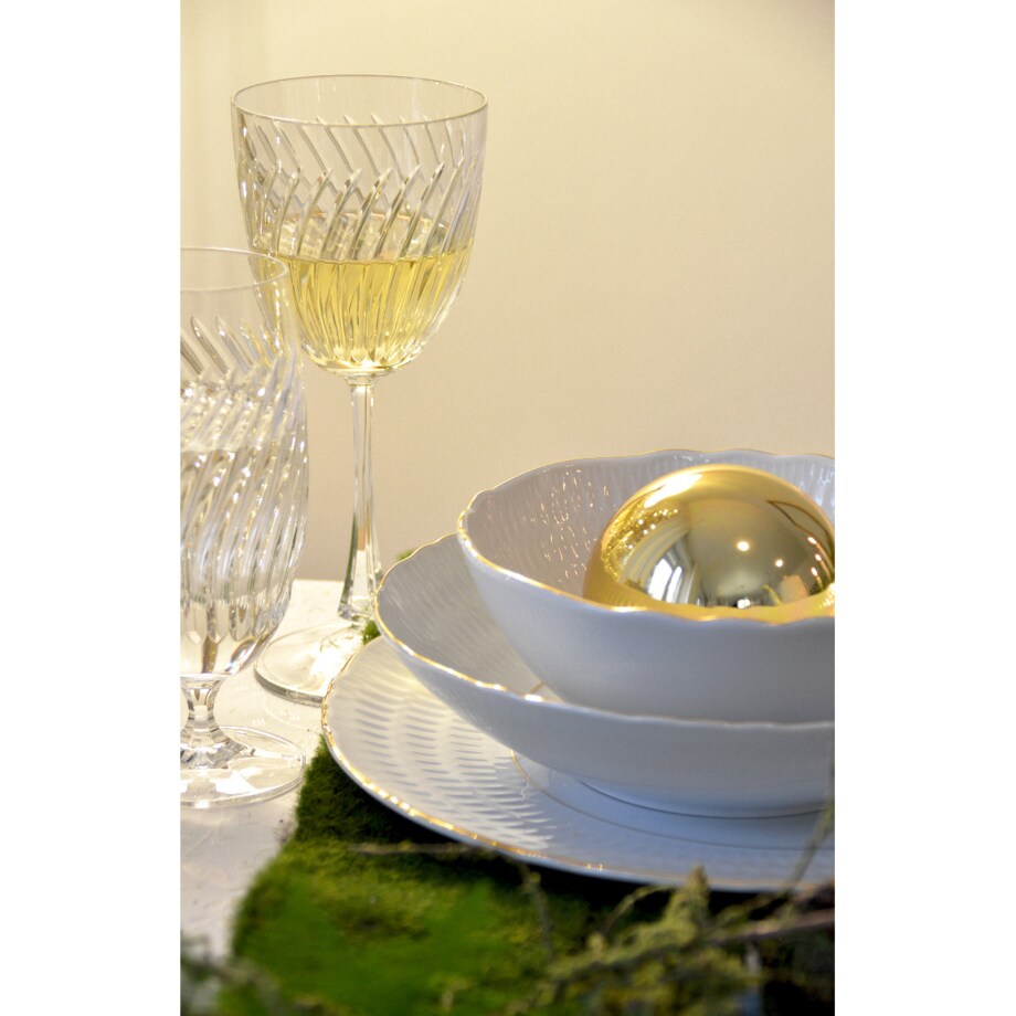 Serwis obiadowy dla 12 osób 44 el. Sofia Złota Linia 3604