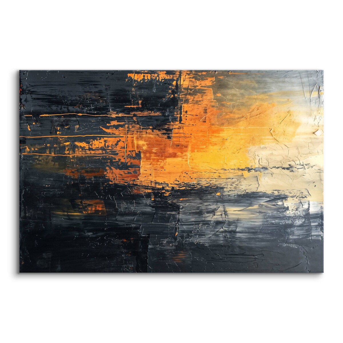 Obraz Na Płótnie Do Salonu Abstrakcja Imitacja Farby Styl Nowoczesny 120x80cm