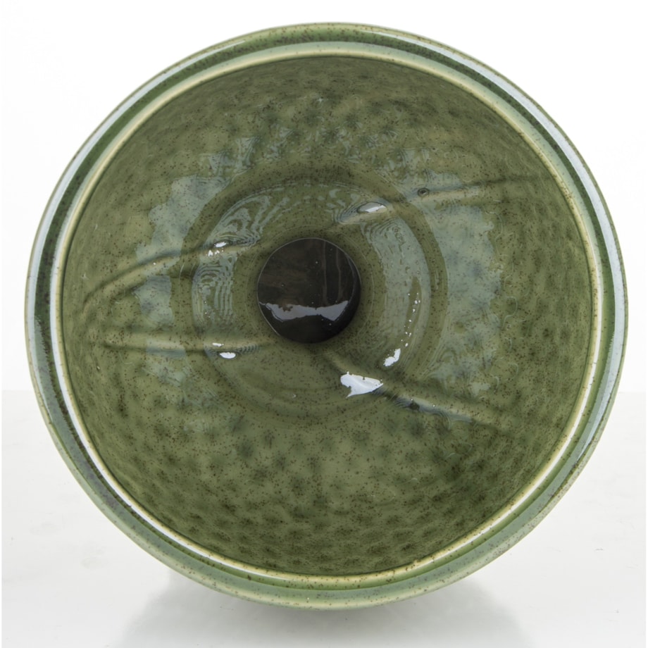 Osłonka zielono-złota 18,5x17x17 cm IRMA - II na złotej podstawce