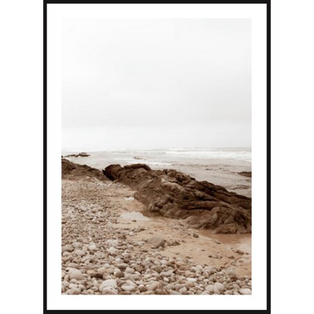Poster Story, Plakat, Obraz - Kamienista Plaża, wymiary 50 x 70 cm