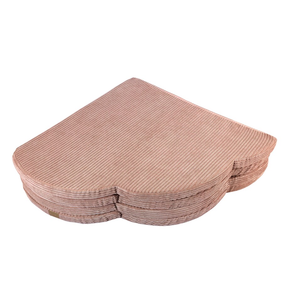 Mata do Zabawy w Kształcie Chmurki dla Dzieci - Miękka Mata, Mata do Pokoju Dziecięcego, Pudrowy róż