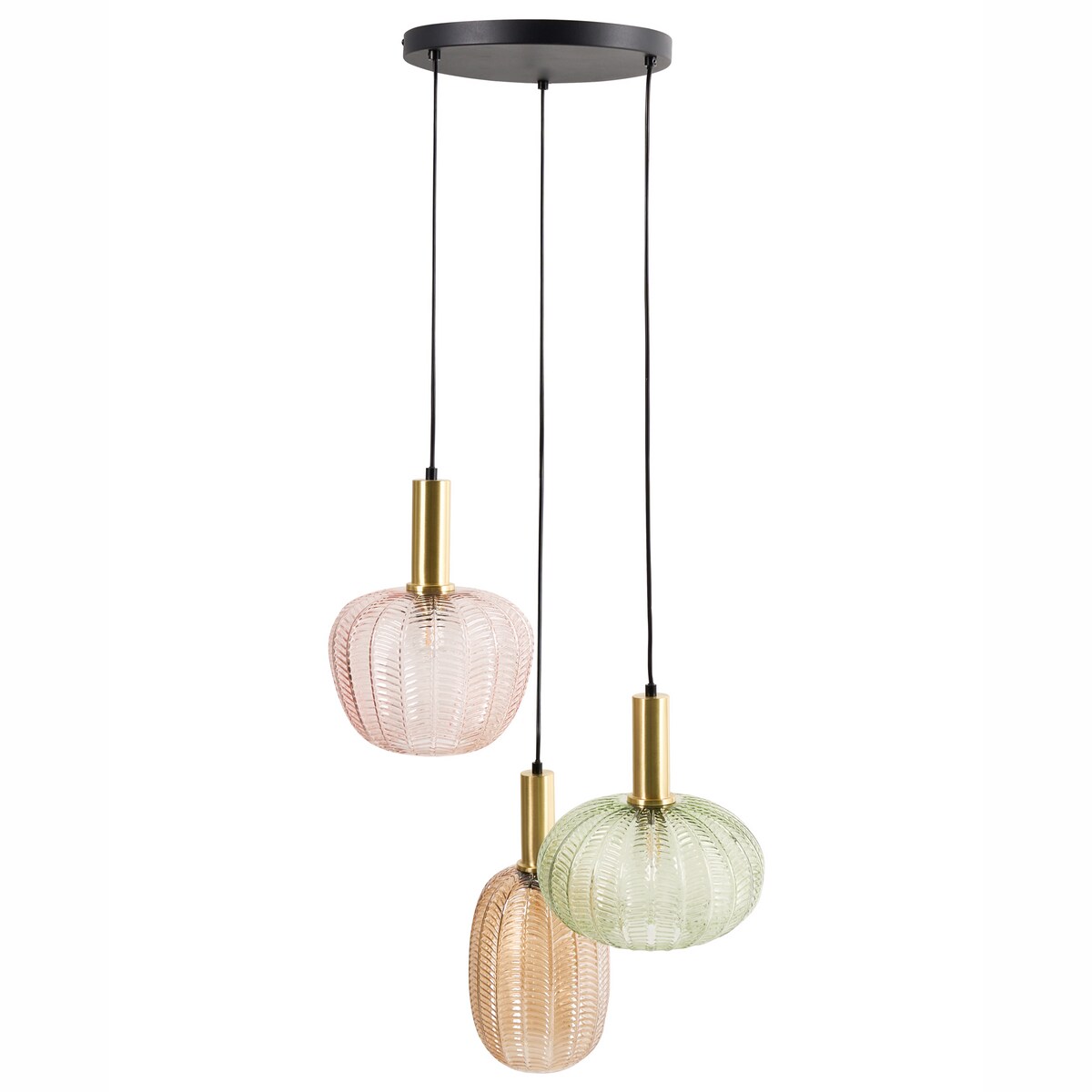 Lampa wisząca NJORO Szkło Kolorowy