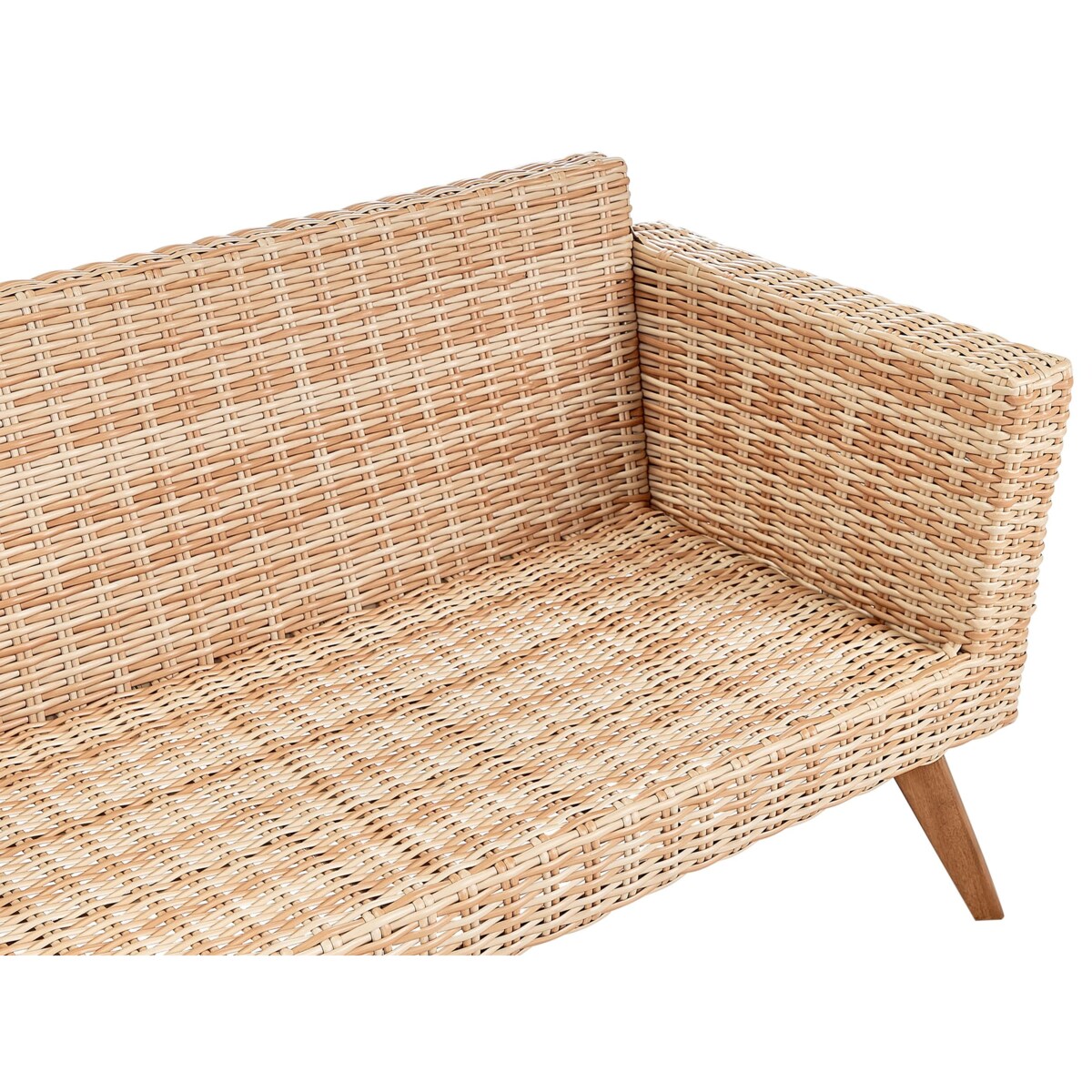 Zestaw wypoczynkowy dla 4 osób Technorattan Złamana biel VITTORIA