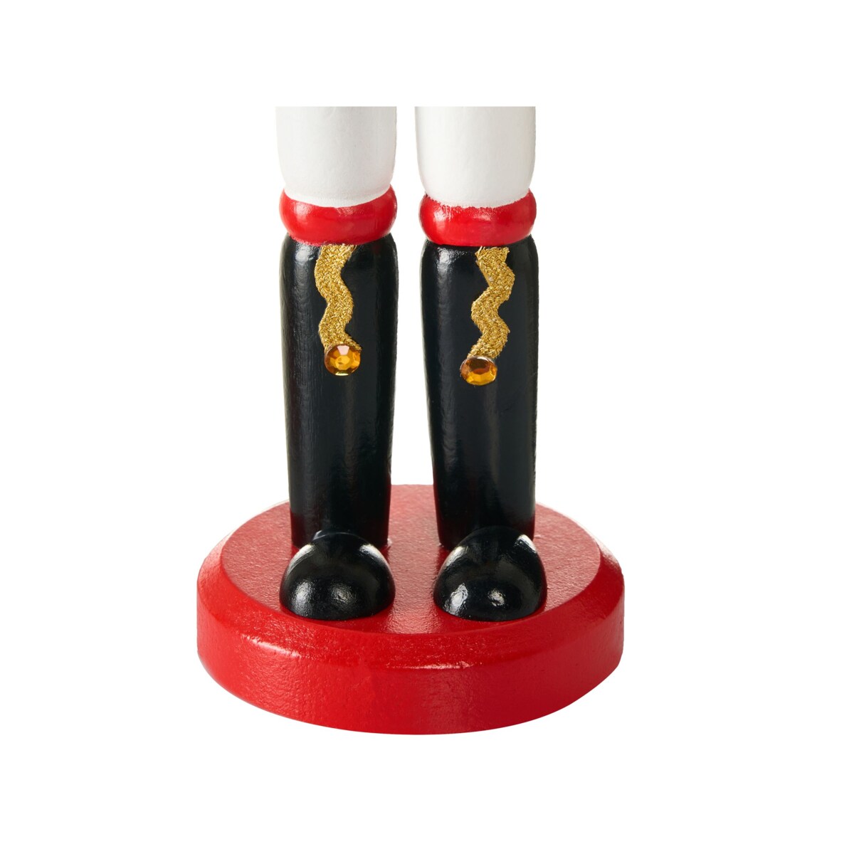 Figurka dekoracyjna LAGAN Dziadek do orzechów 30 cm Czerwony