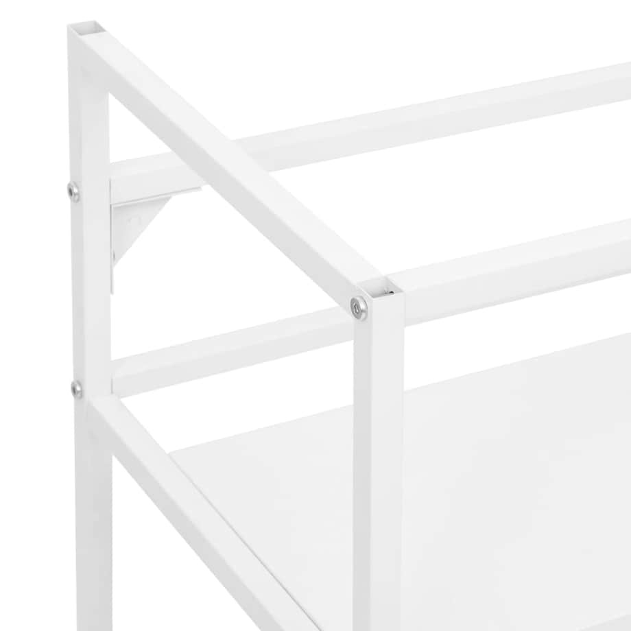 vidaXL Stelaż pod umywalkę, biały, 79x38x83 cm, żelazny