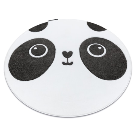 Dywan PETIT PANDA koło biały koło 120 cm