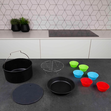 Princess Zestaw 10 akcesoriów do frytkownicy powietrznej, 3,2 L