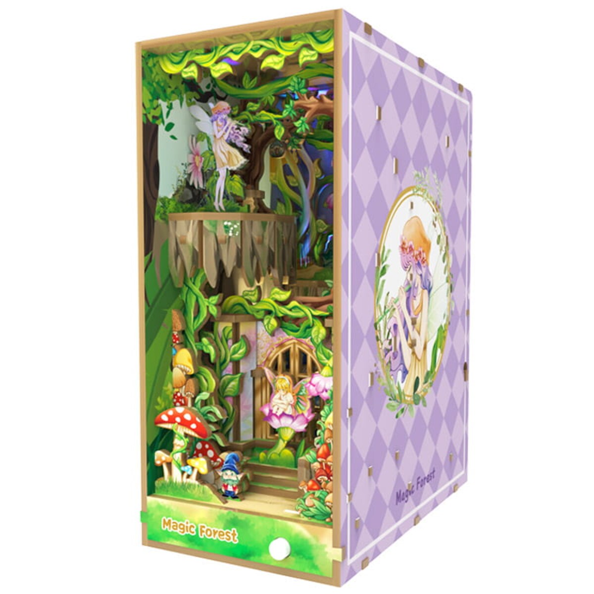 Miniaturowy domek Book Nook - Leśne elfy