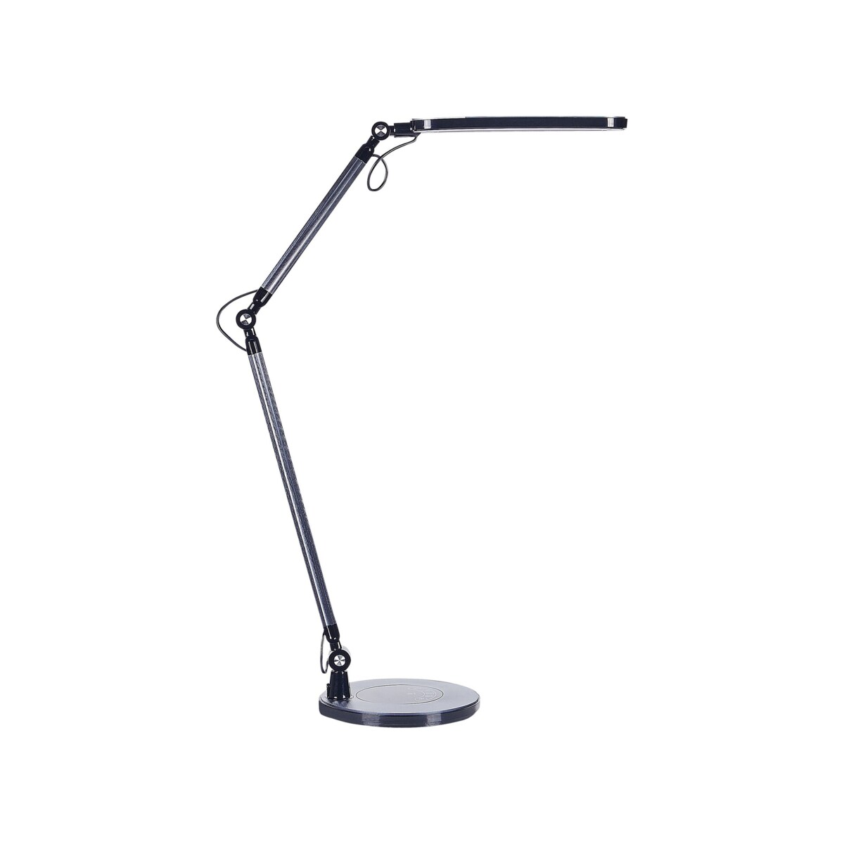 Lampa biurkowa LED metalowa czarna GRUS