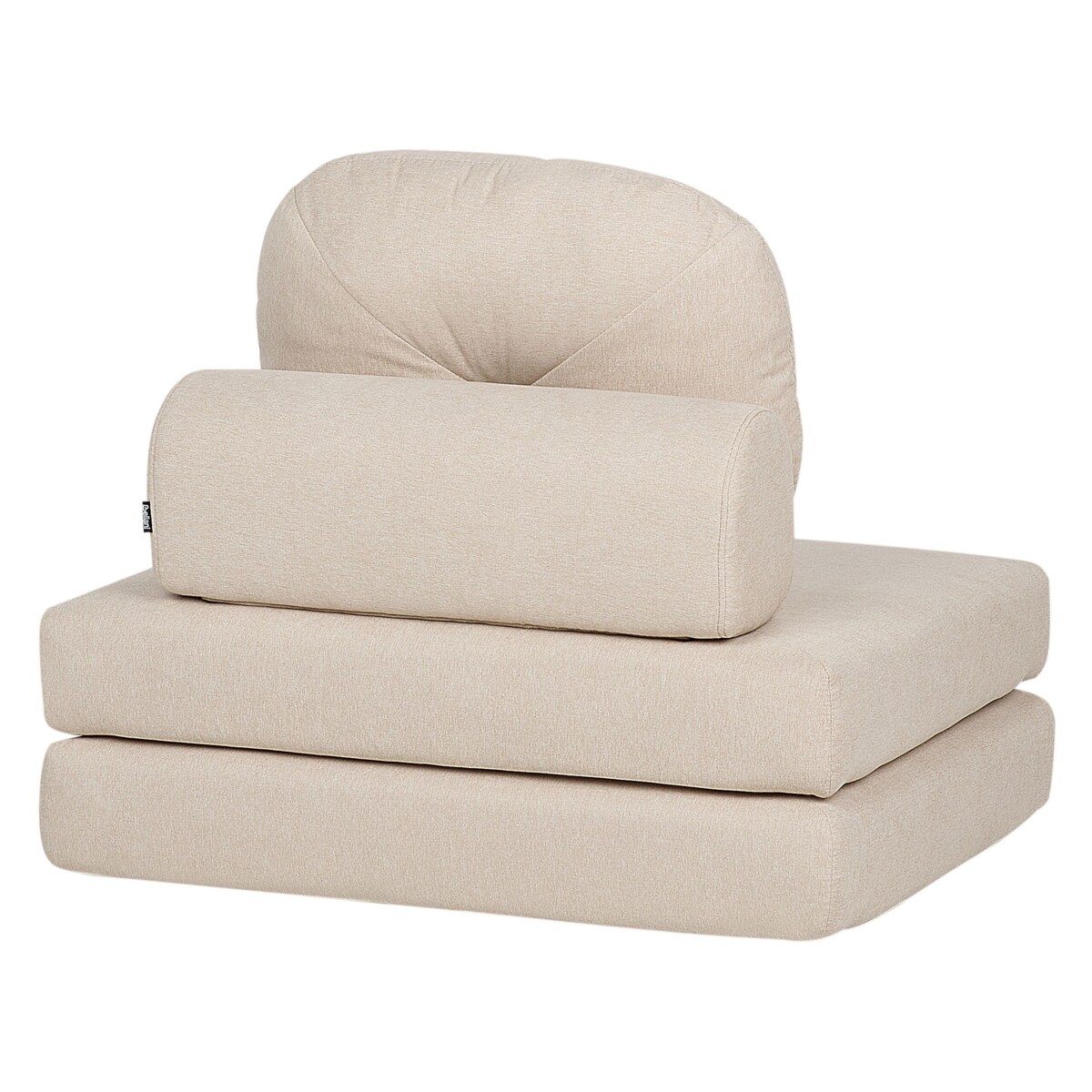 Sofa rozkładana jednoosobowa beżowa OLDEN