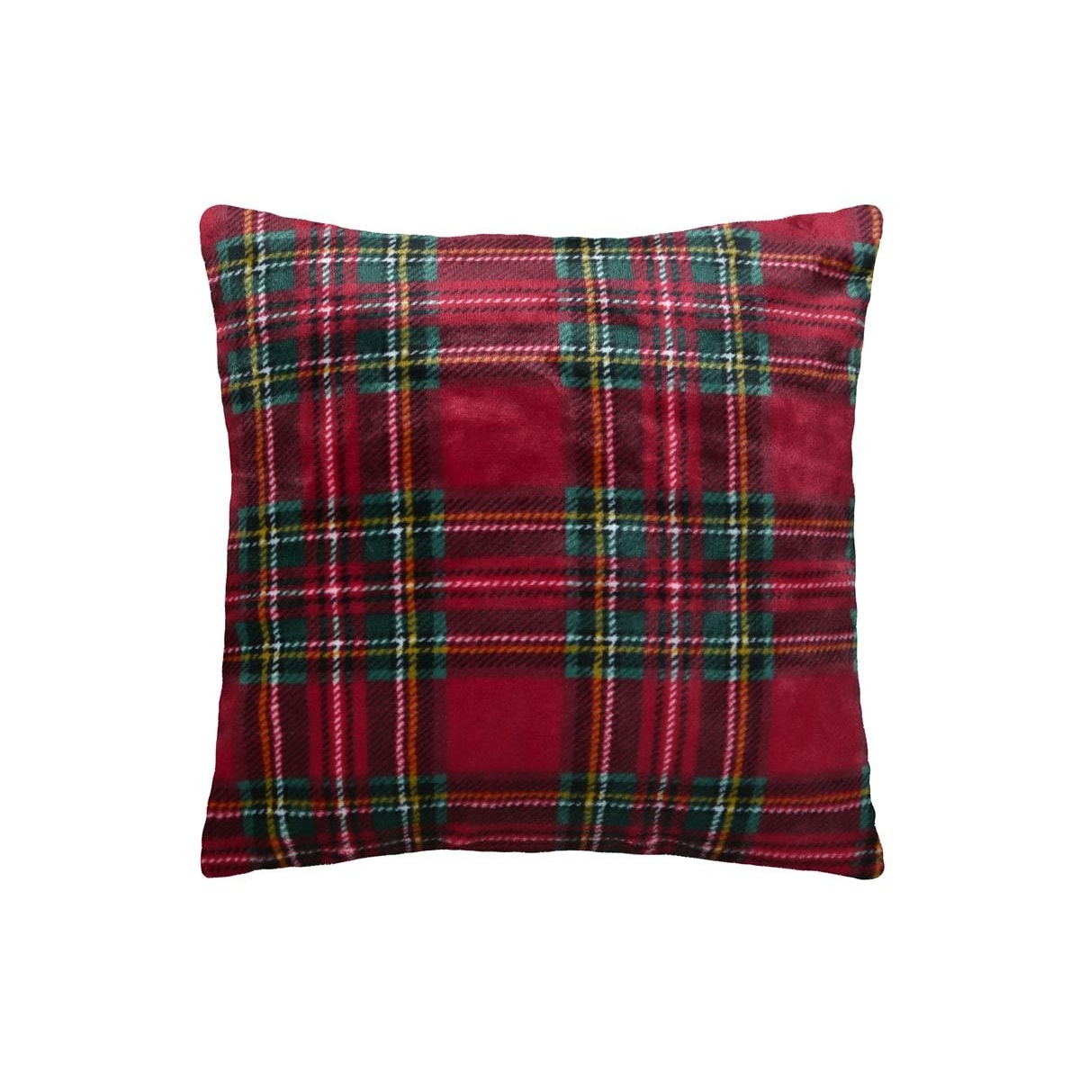 Poduszka świąteczna 45x45 cm CLAUS w szkocką kratę