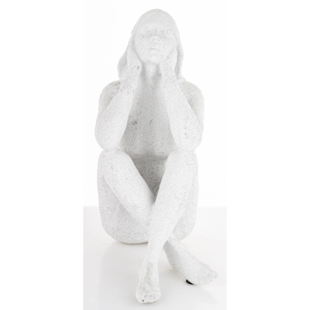 Figura siedzącej kobiety 23x10x18,5 cm DONNA