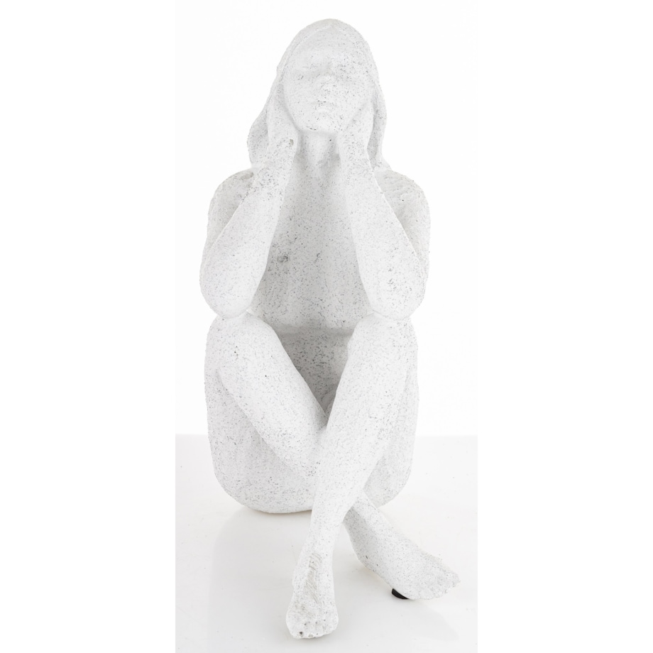Figura siedzącej kobiety 23x10x18,5 cm DONNA