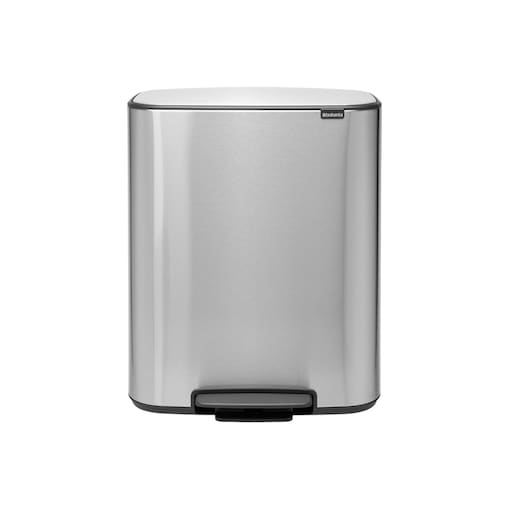 Kosz na śmieci pedałowy Bo 2x30L stal matowa FPP 211461