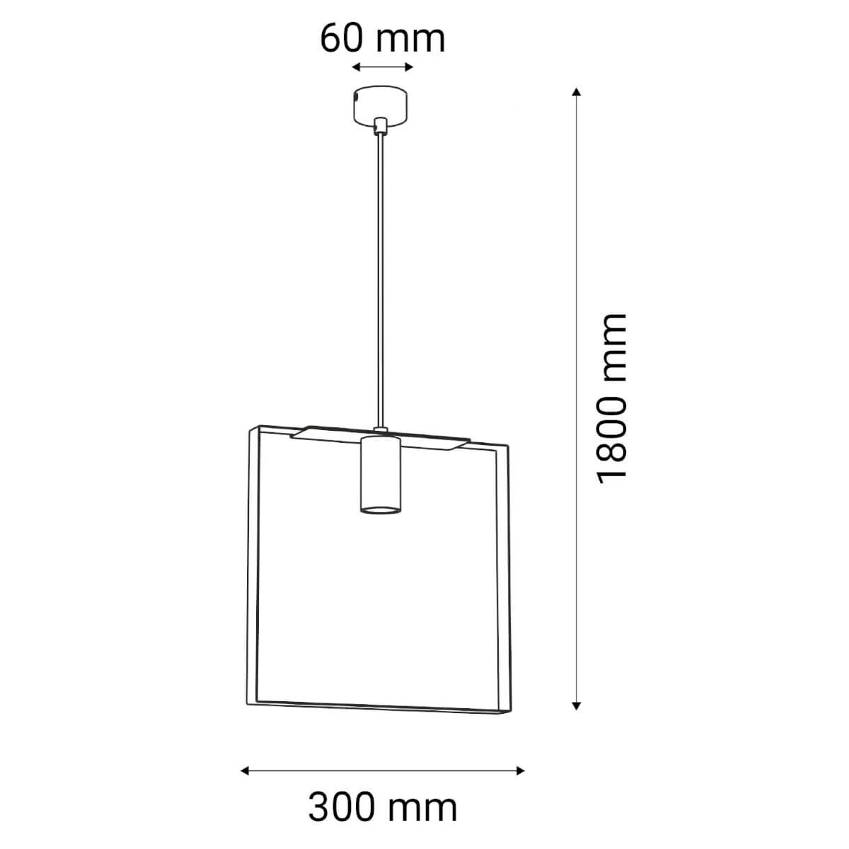 Salonowa lampa wisząca ORTIGA 5156 Shilo ramka tuba biała
