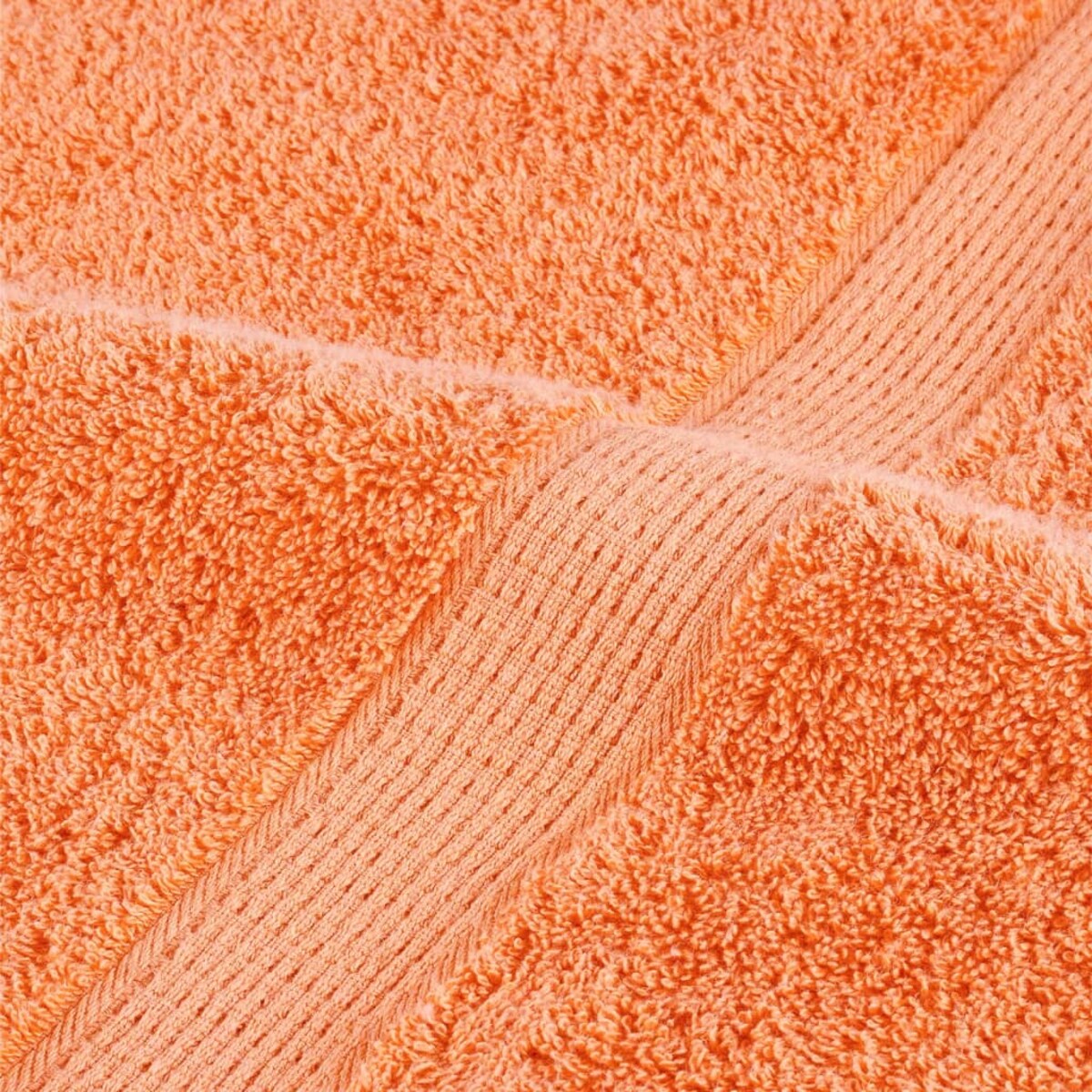 vidaXL Ręczniki premium SOLUND 4 szt., pomarańczowe, 80x200 cm