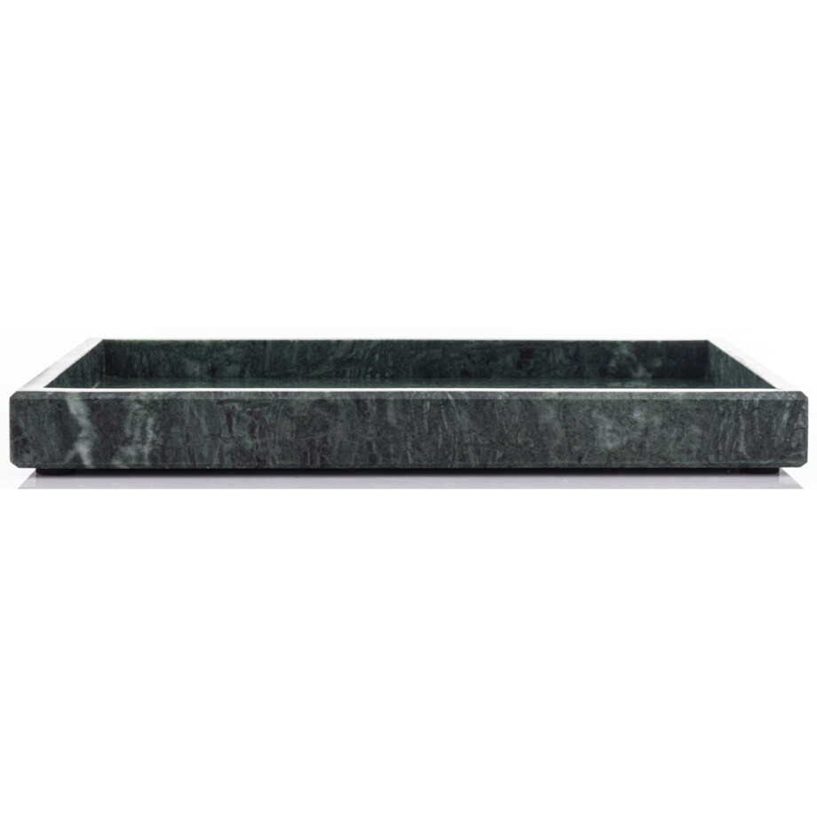 Taca dekoracyjna 30x20x3 cm MARMARILO-2 zielona