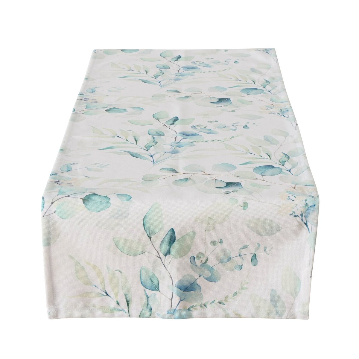 Bieżnik dekoracyjny z motywem roślinnym EUKANA, 40 x 140 cm