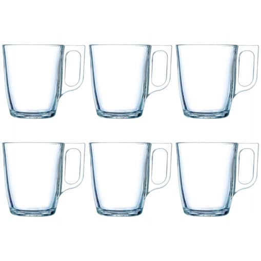 6 x 320 ml SZKLANKI filiżanka KUBEK LUMINARC nuevo na kawę herbatę napoje