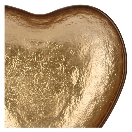 RITUALI DOMESTICI NEIMIEIPENSIERI Mały talerz serce złoty 14 cm