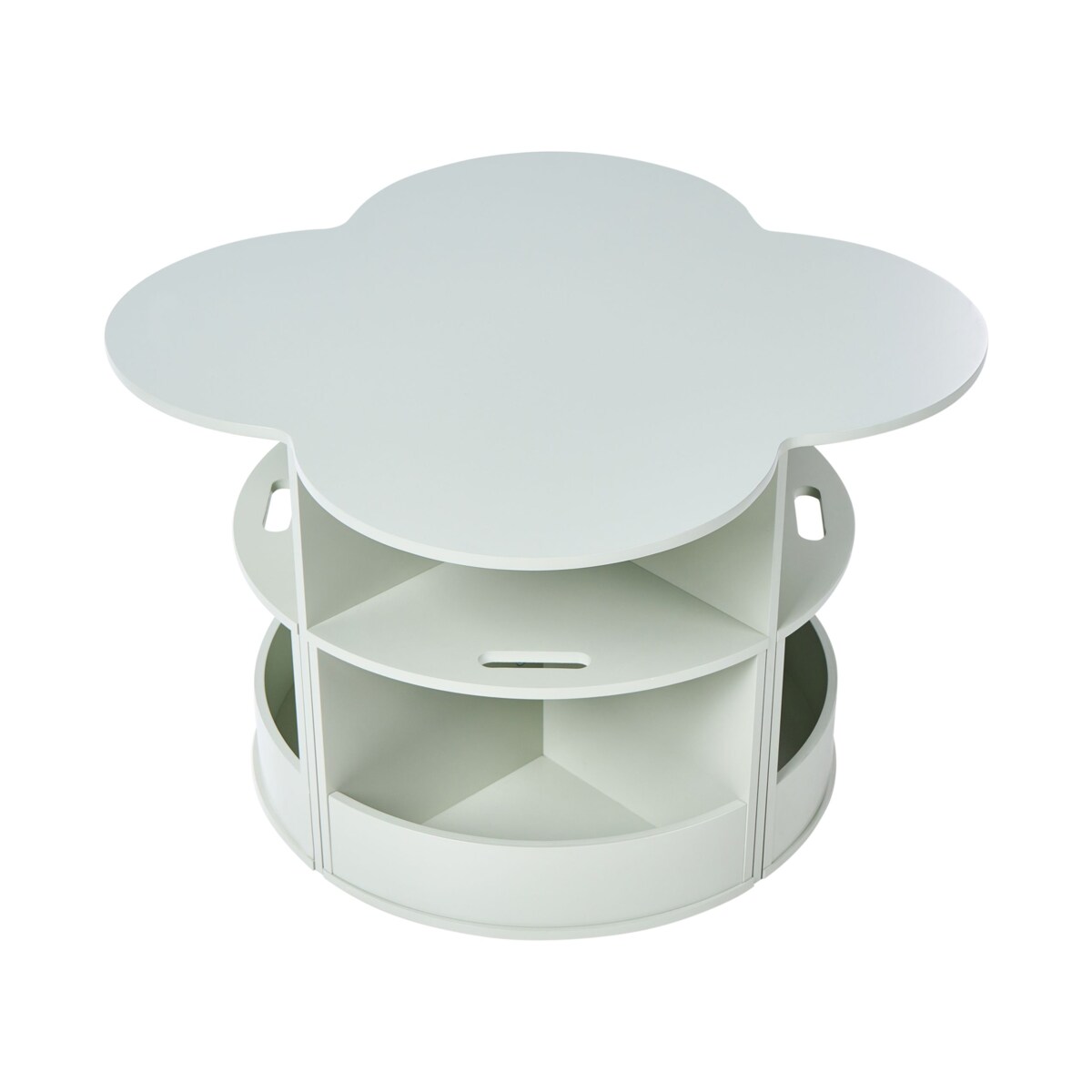 Stół z krzesłami dla dzieci TIBOO Jasnozielony