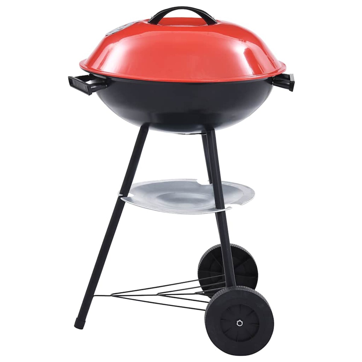 vidaXL Przenośny grill węglowy XXL, z kółkami, 44 cm