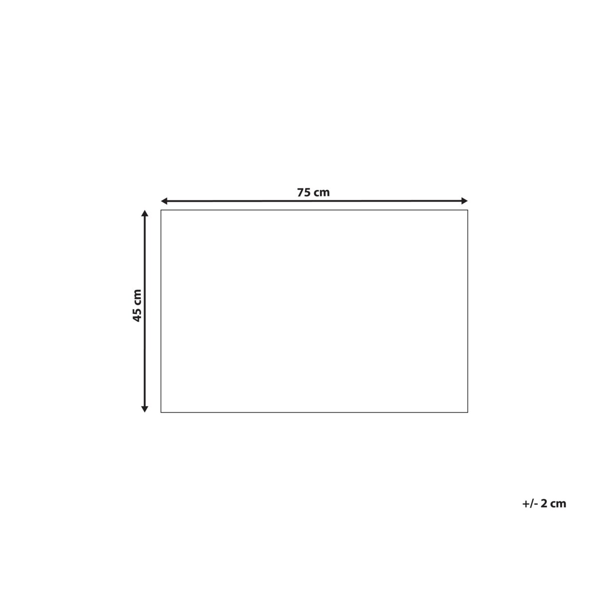 Wycieraczka TANDYKUL 45 x 75 cm Naturalny