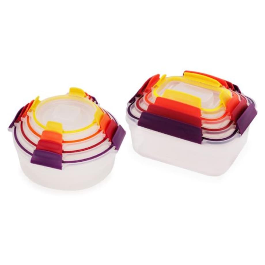 Zestaw 8 pojemników Multicolor Nest Lock Joseph Joseph