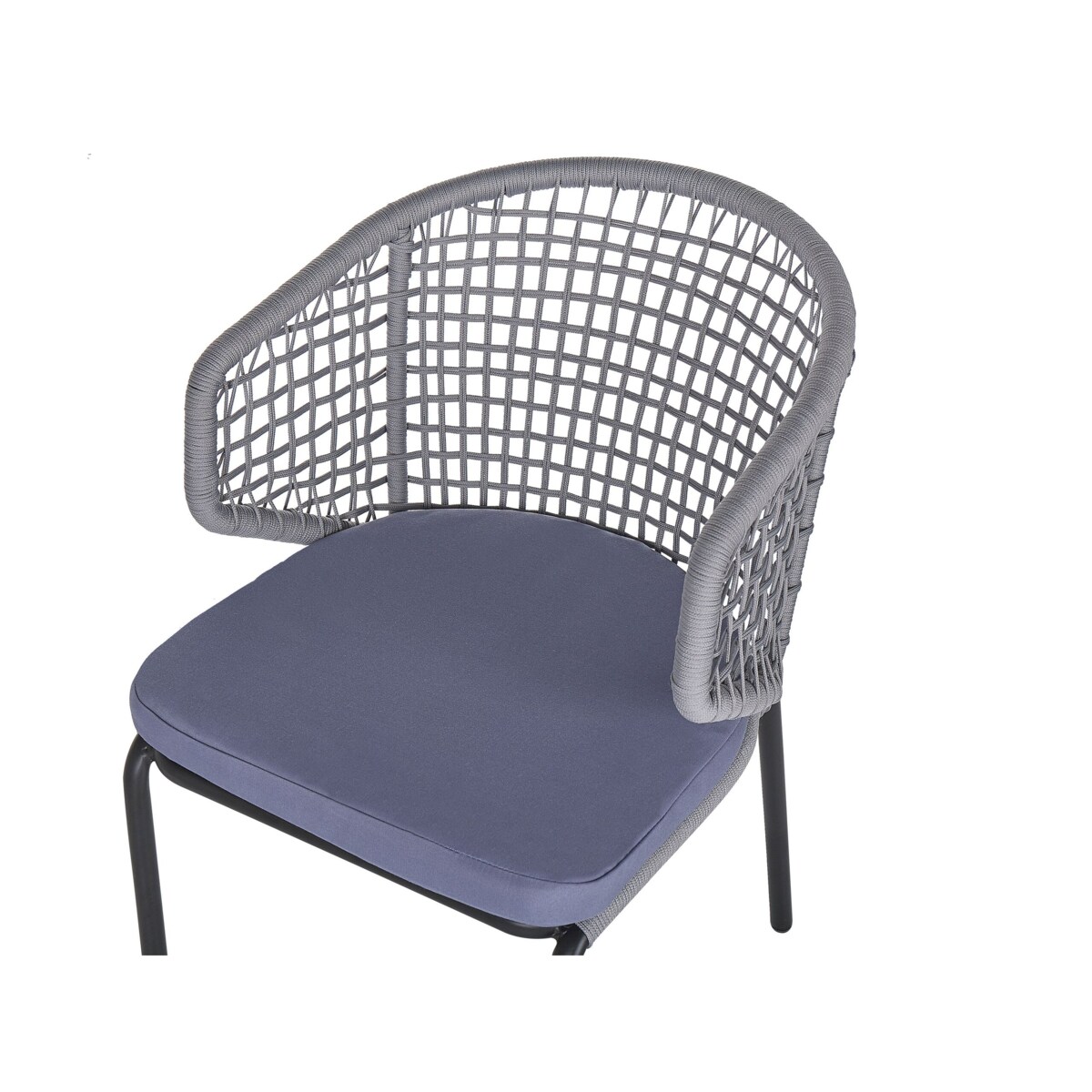 Zestaw mebli balkonowych z poduszkami PALMI Metal Szary