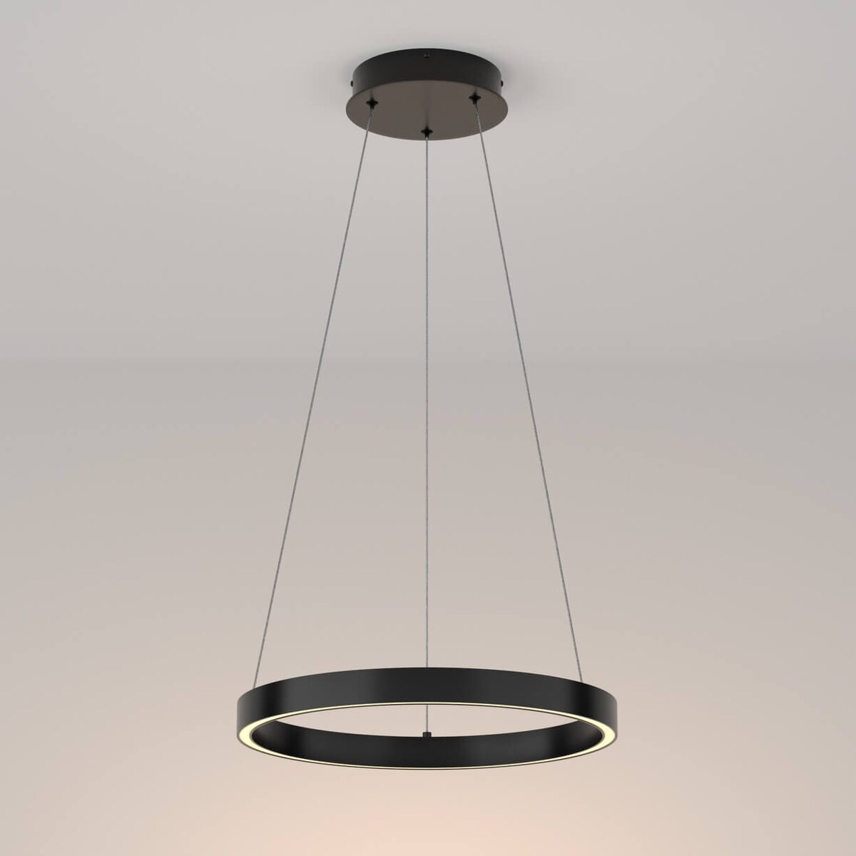 Wisząca lampa ring Rim MOD058PL-L22B3K LED 25W czarna