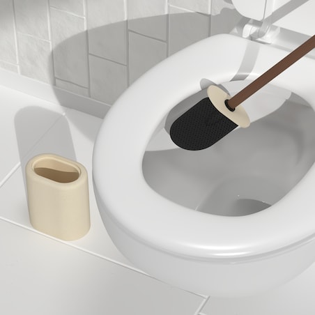 Szczotka WC ARGILEO wolnostojąca, 12 x 7,6 x 39 cm