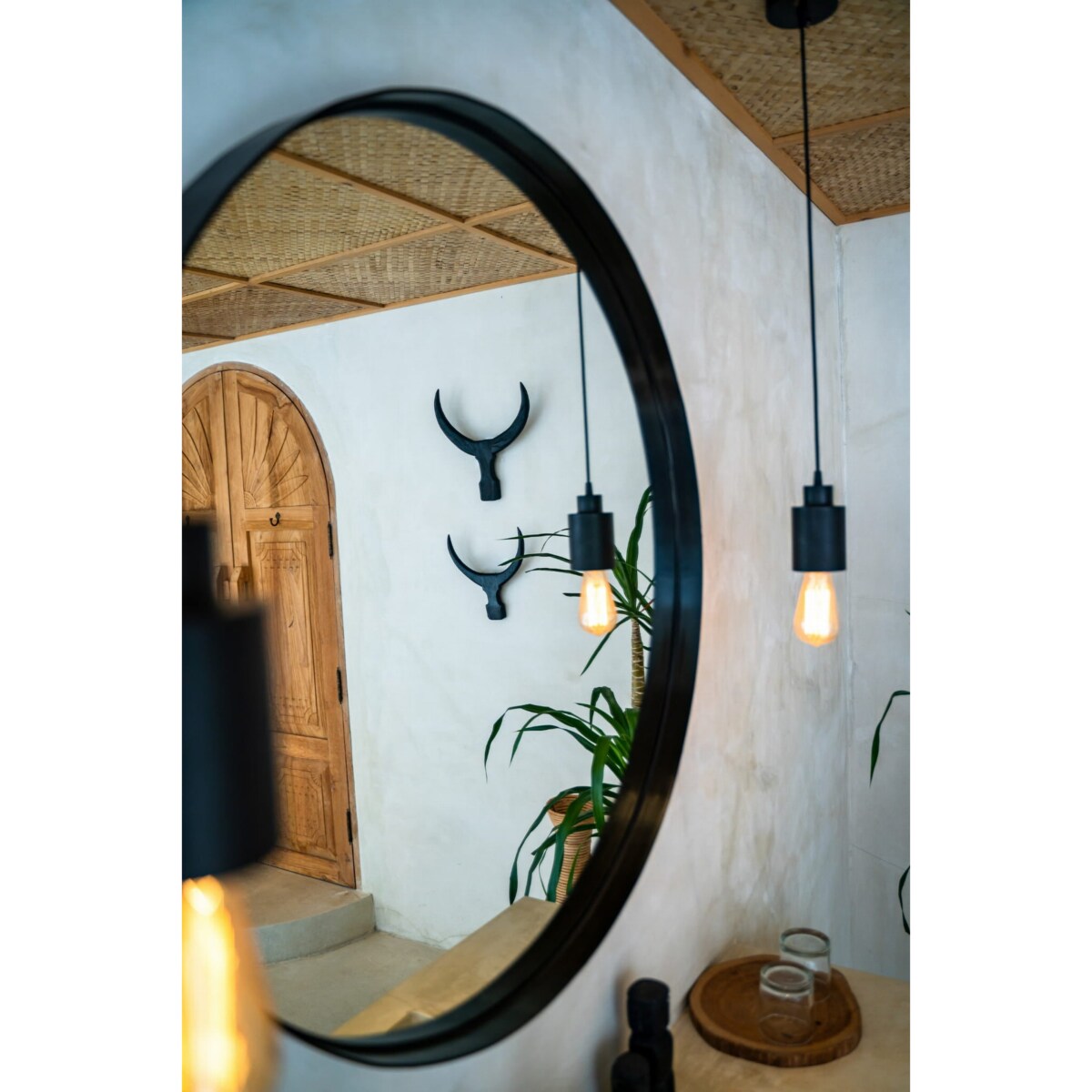 DEKORACJA ŚCIENNA ROGI BYKA M