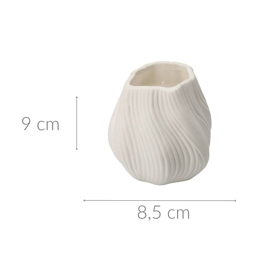 Świeczka w porcelanowym naczyniu, 9 cm
