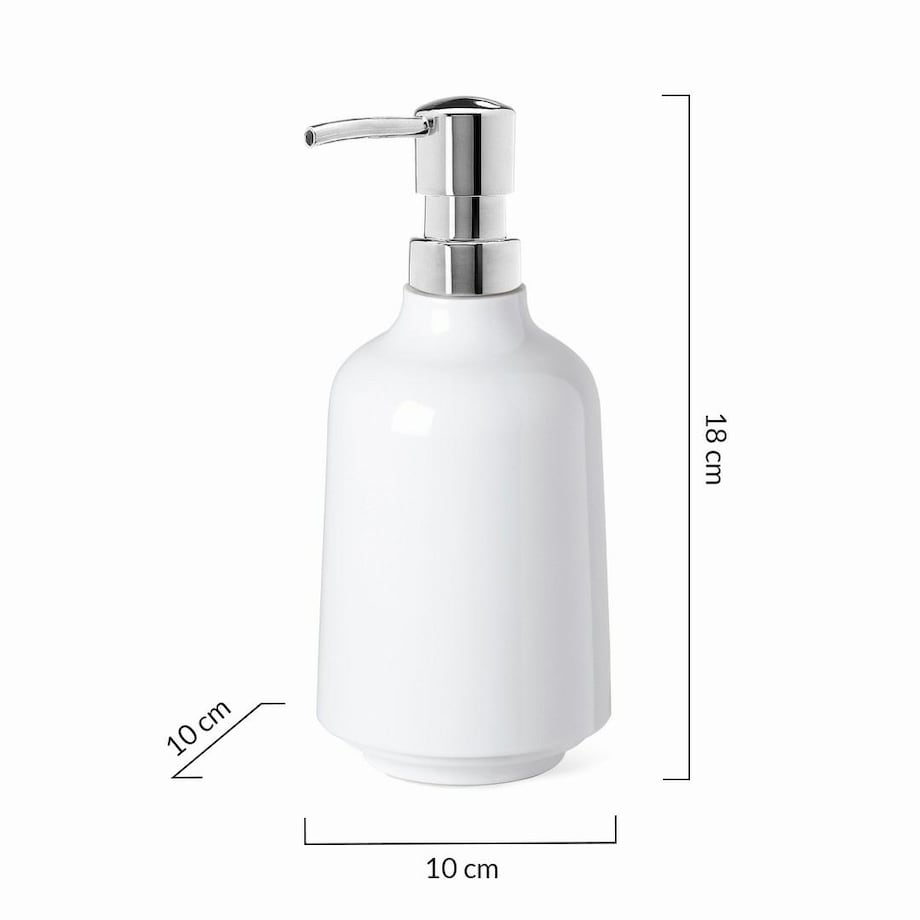 Dozownik do mydła biały Step, 384 ml, Umbra