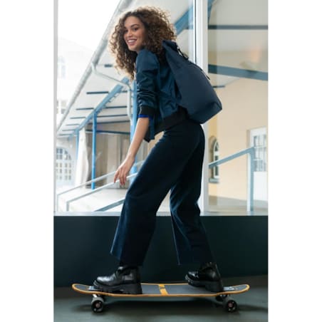 Plecak ROLLTOP BACKPACK, herringbone dark blue