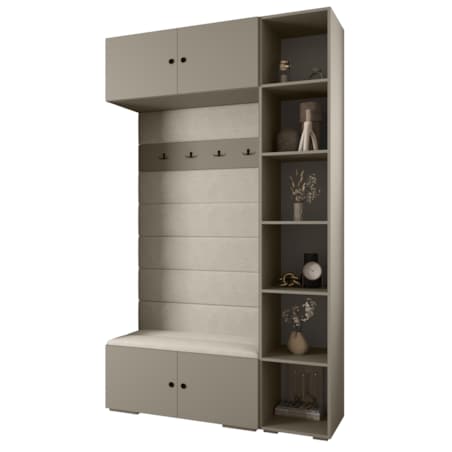 Garderoba do przedpokoju INOVA 2 Z20 kaszmir+czarny+manila02