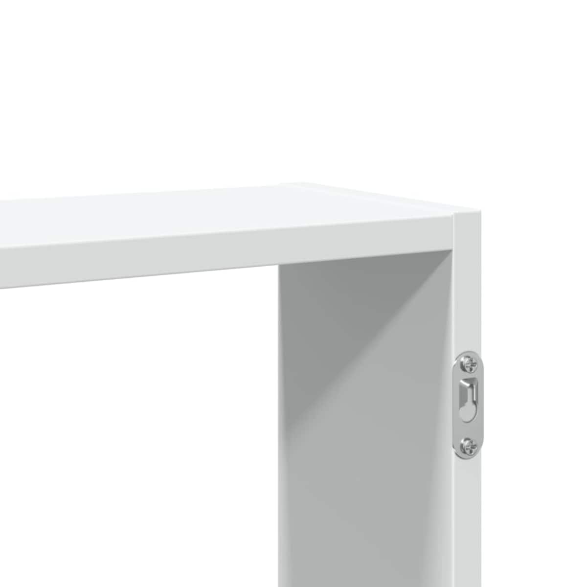 vidaXL Półka ścienna biała 99x15x60 cm Drewno konstrukcyjne
