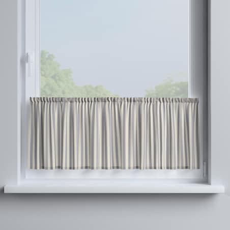 Zazdrostka prosta na metry 130x0 granatowo-białe pasy (1,5cm)