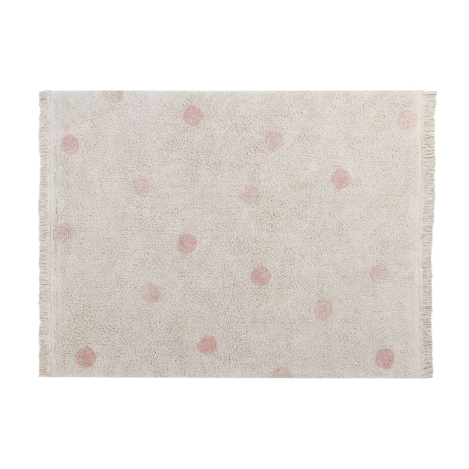 Dywan Bawełniany Hippy Dots Natural Vintage Nude 120x160 cm Lorena Canals